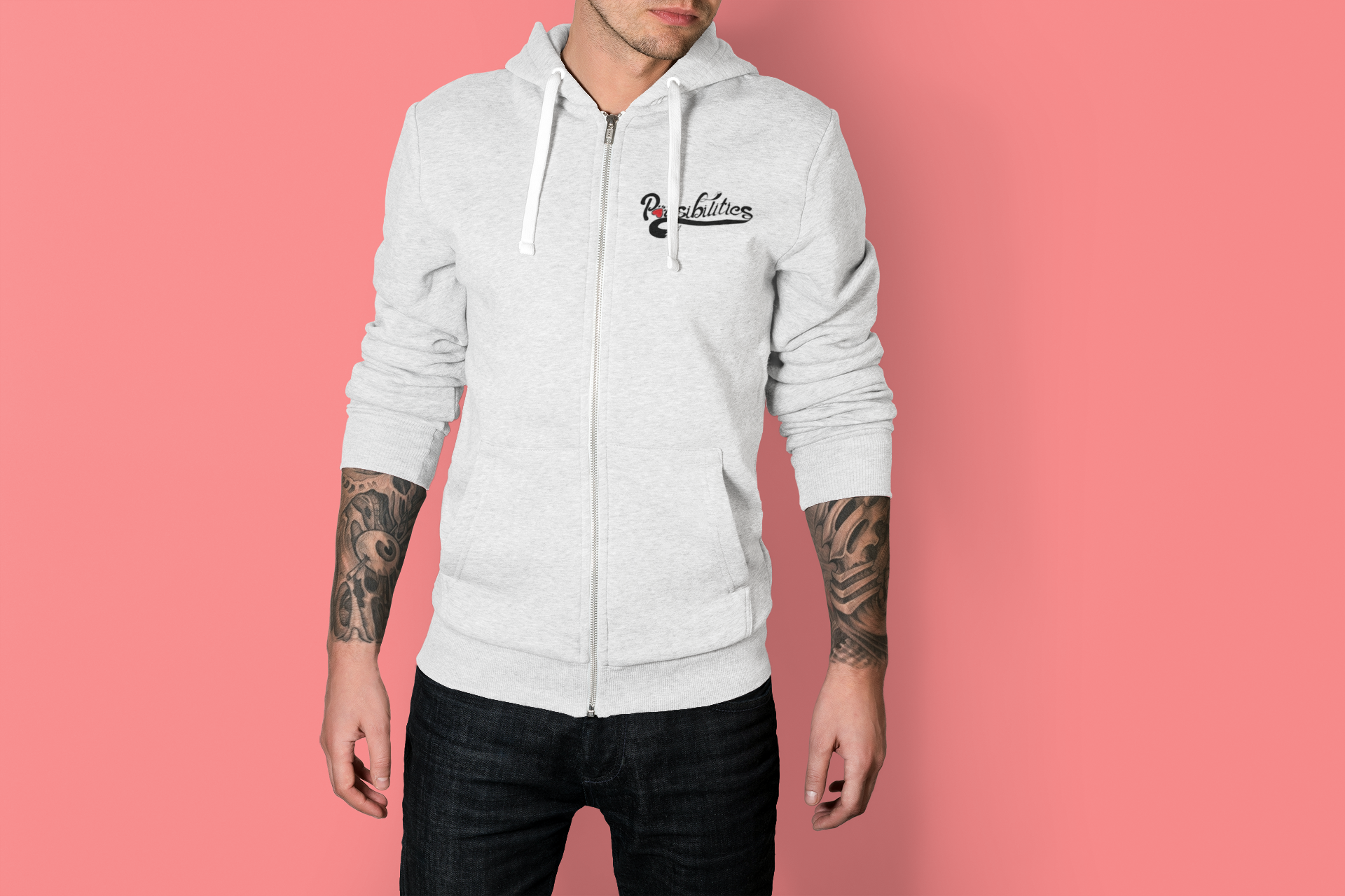 Pawsibilities Zip-Up Hoodie (available in several colors)