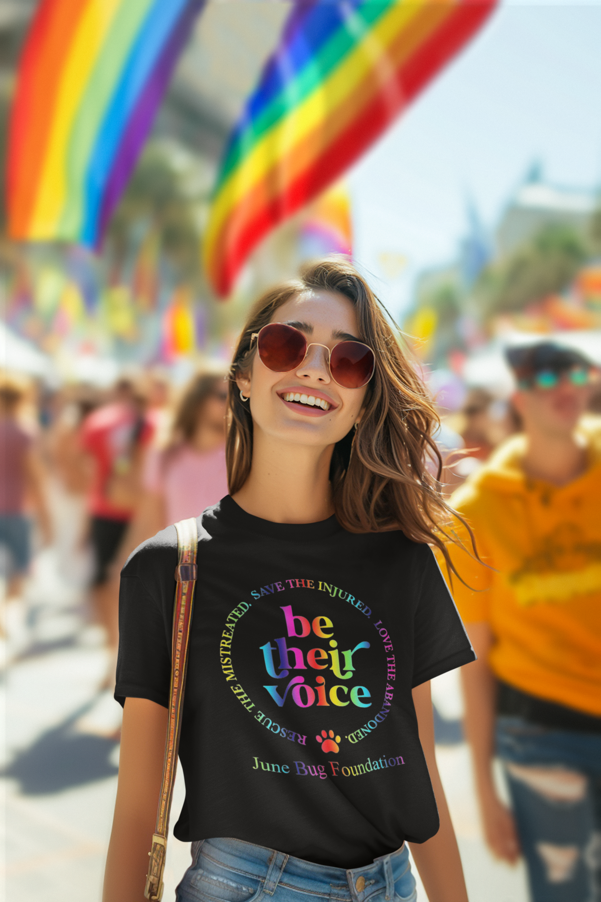 June Bug Pride Unisex Tee - Ruff Life Rescue Wear