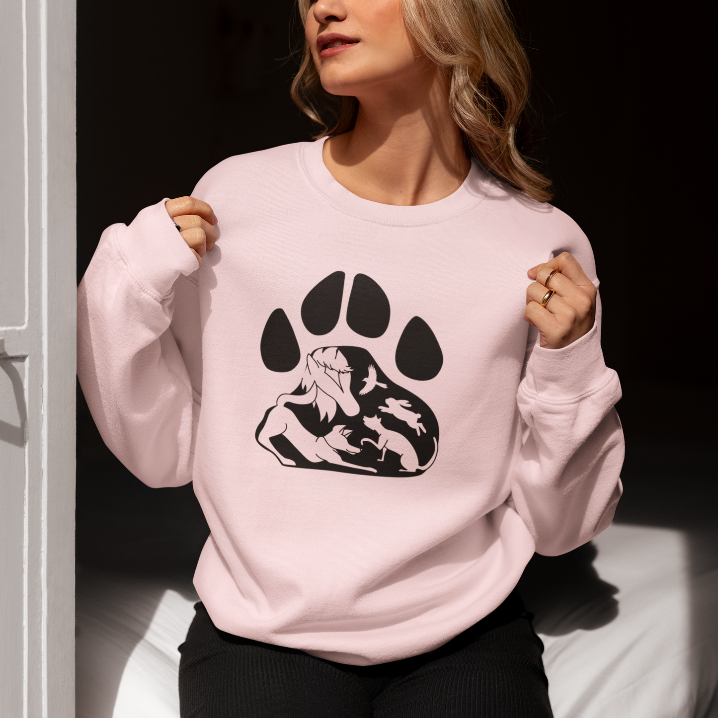 Paws Sweatshirts (Available in several colors) - Ruff Life Rescue Wear