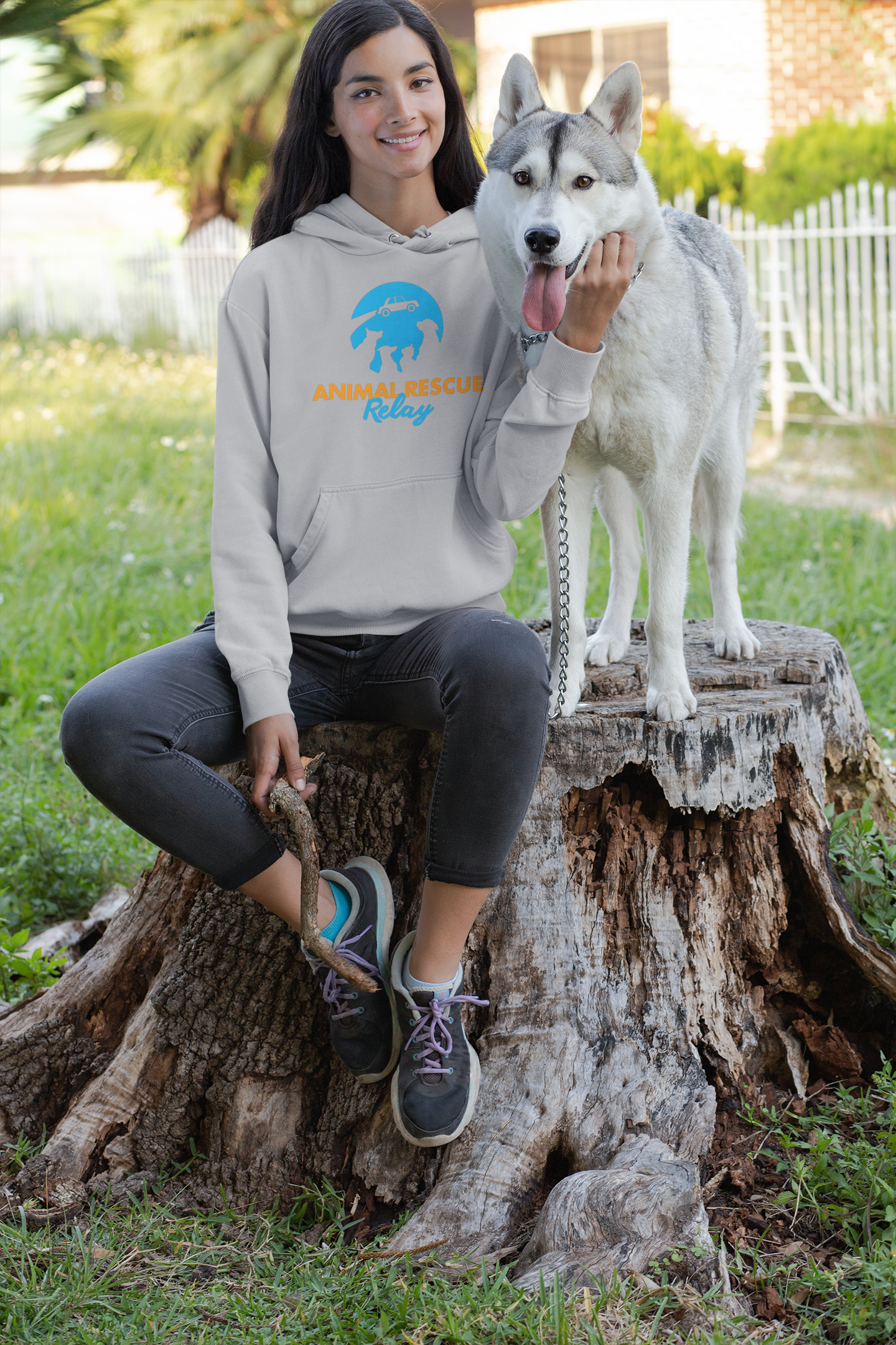 Animal Rescue Relay- Pullover Hoodie (Available in several colors) - Ruff Life Rescue Wear
