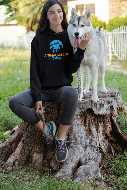Animal Rescue Relay- Pullover Hoodie (Available in several colors) - Ruff Life Rescue Wear