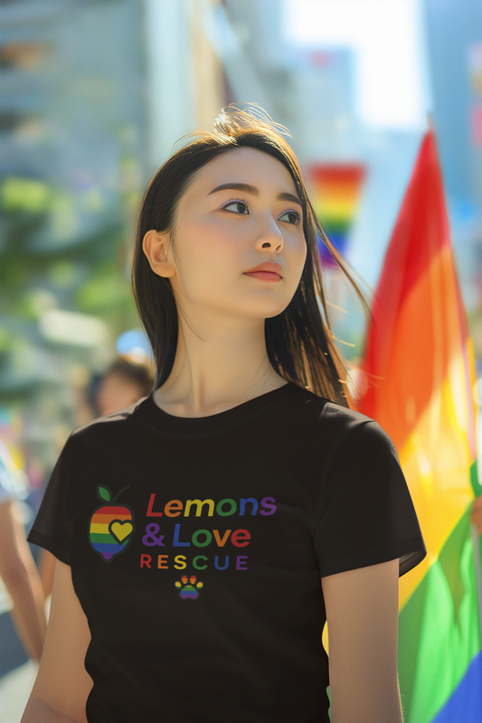 Lemon's and Love Pride Unisex Tee - Ruff Life Rescue Wear