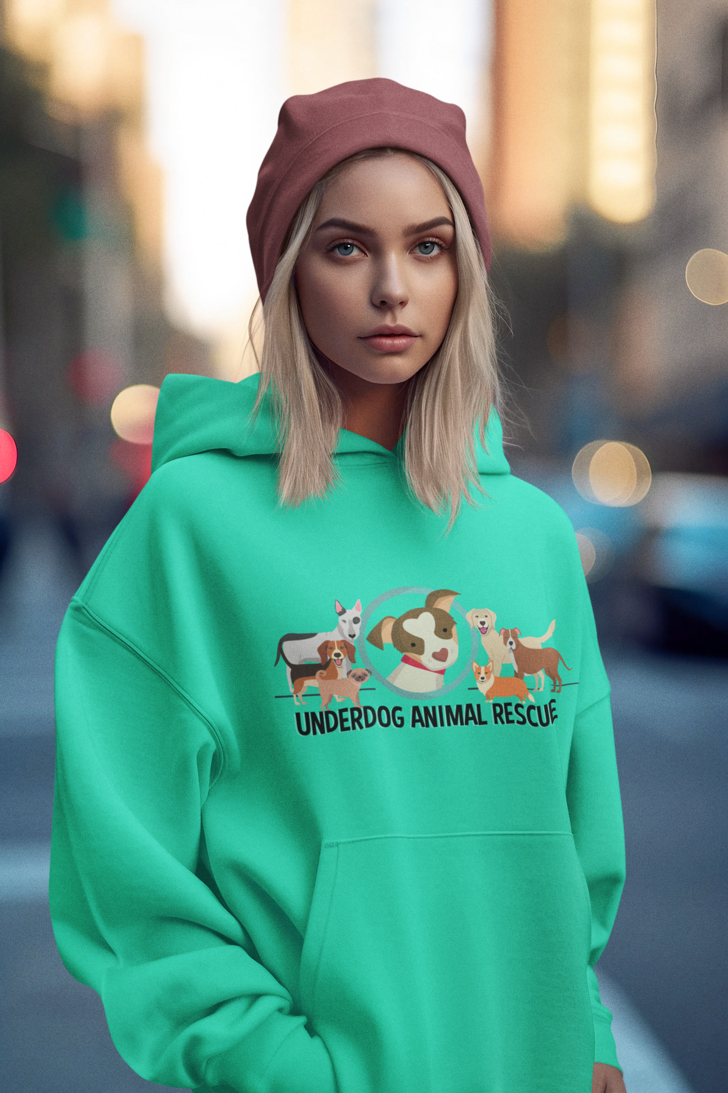 NEW Logo Underdog - Unisex Pullover Hoodie (Available in many colors) - Ruff Life Rescue Wear