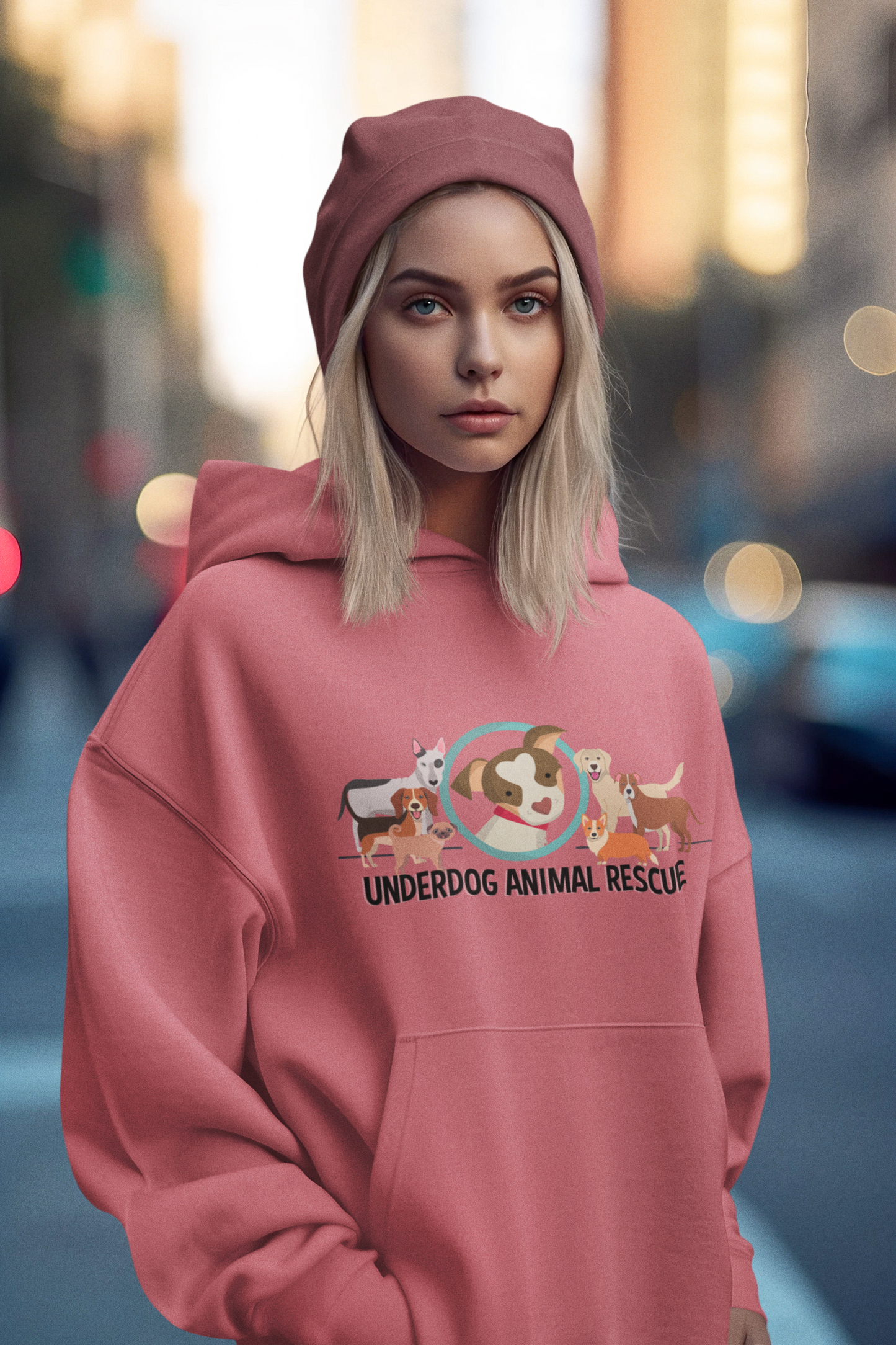 NEW Logo Underdog - Unisex Pullover Hoodie (Available in many colors) - Ruff Life Rescue Wear