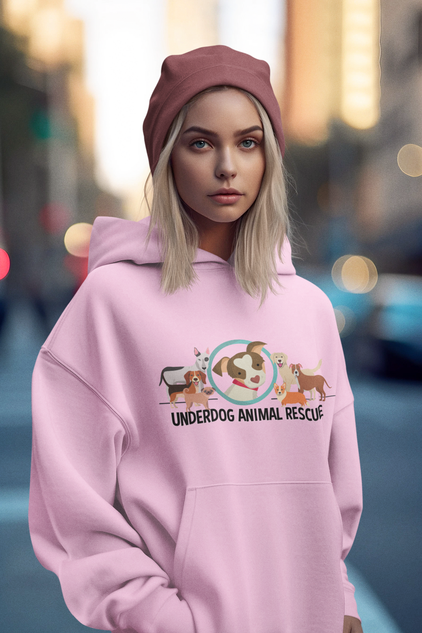 NEW Logo Underdog - Unisex Pullover Hoodie (Available in many colors) - Ruff Life Rescue Wear