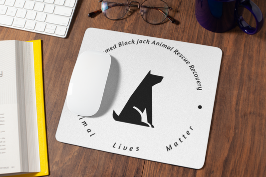 Black Jack Mouse Pad - Ruff Life Rescue Wear