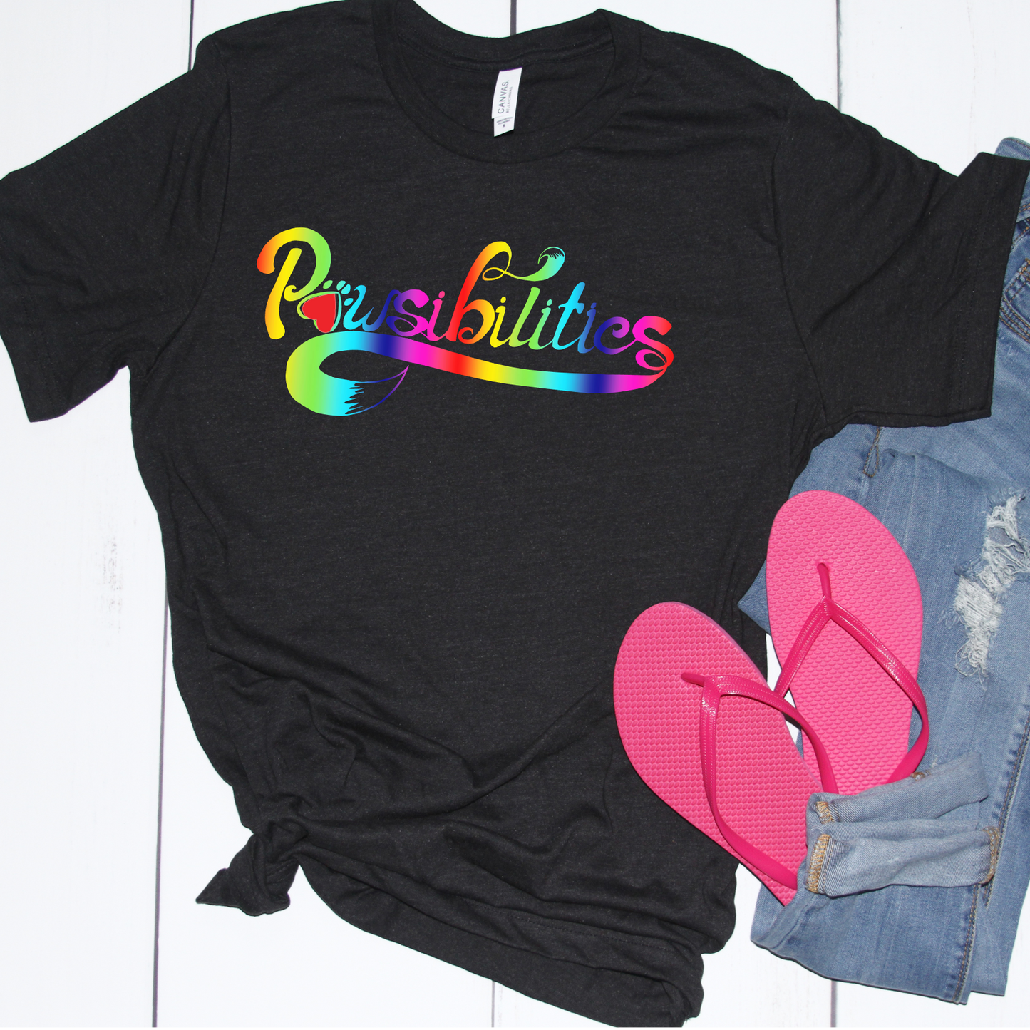 Pawsibilities Pride Unisex Tee - Ruff Life Rescue Wear