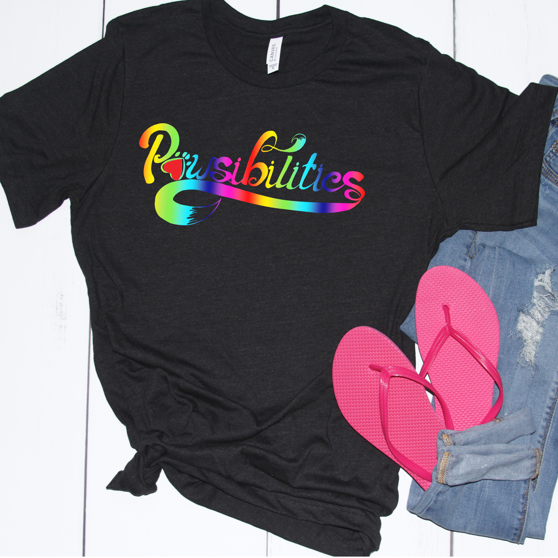 Pawsibilities Pride Unisex Tee - Ruff Life Rescue Wear