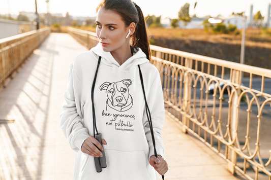Underdog Pitty -Pullover Hoodie (available in several colors) - Ruff Life Rescue Wear