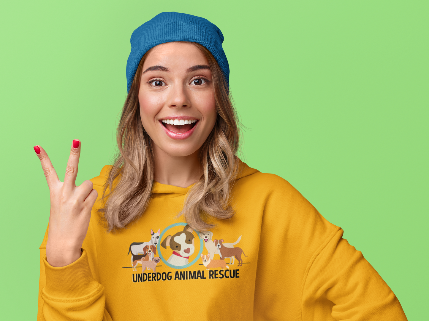 NEW Logo Underdog - Unisex Pullover Hoodie (Available in many colors) - Ruff Life Rescue Wear