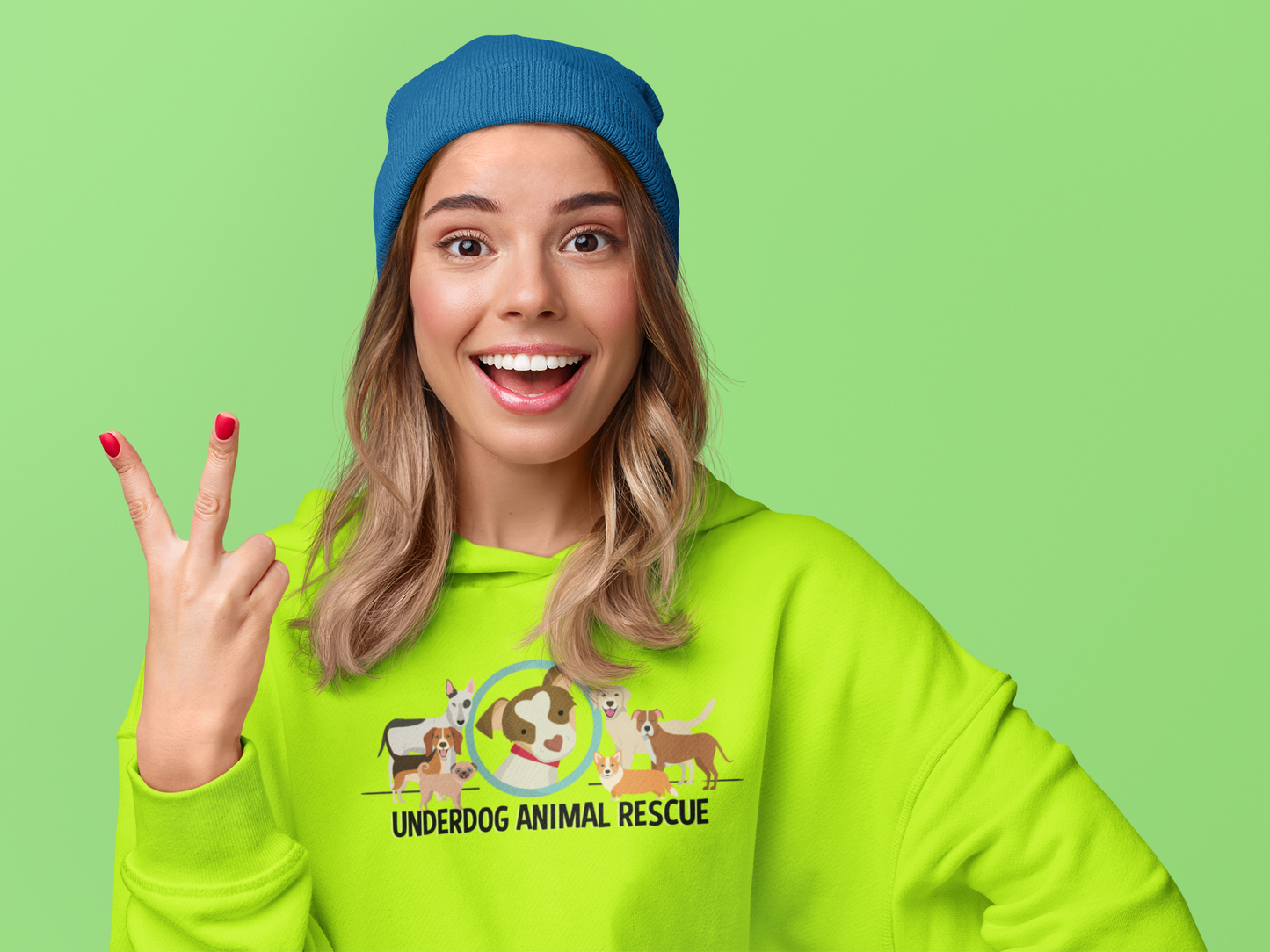 NEW Logo Underdog - Unisex Pullover Hoodie (Available in many colors) - Ruff Life Rescue Wear