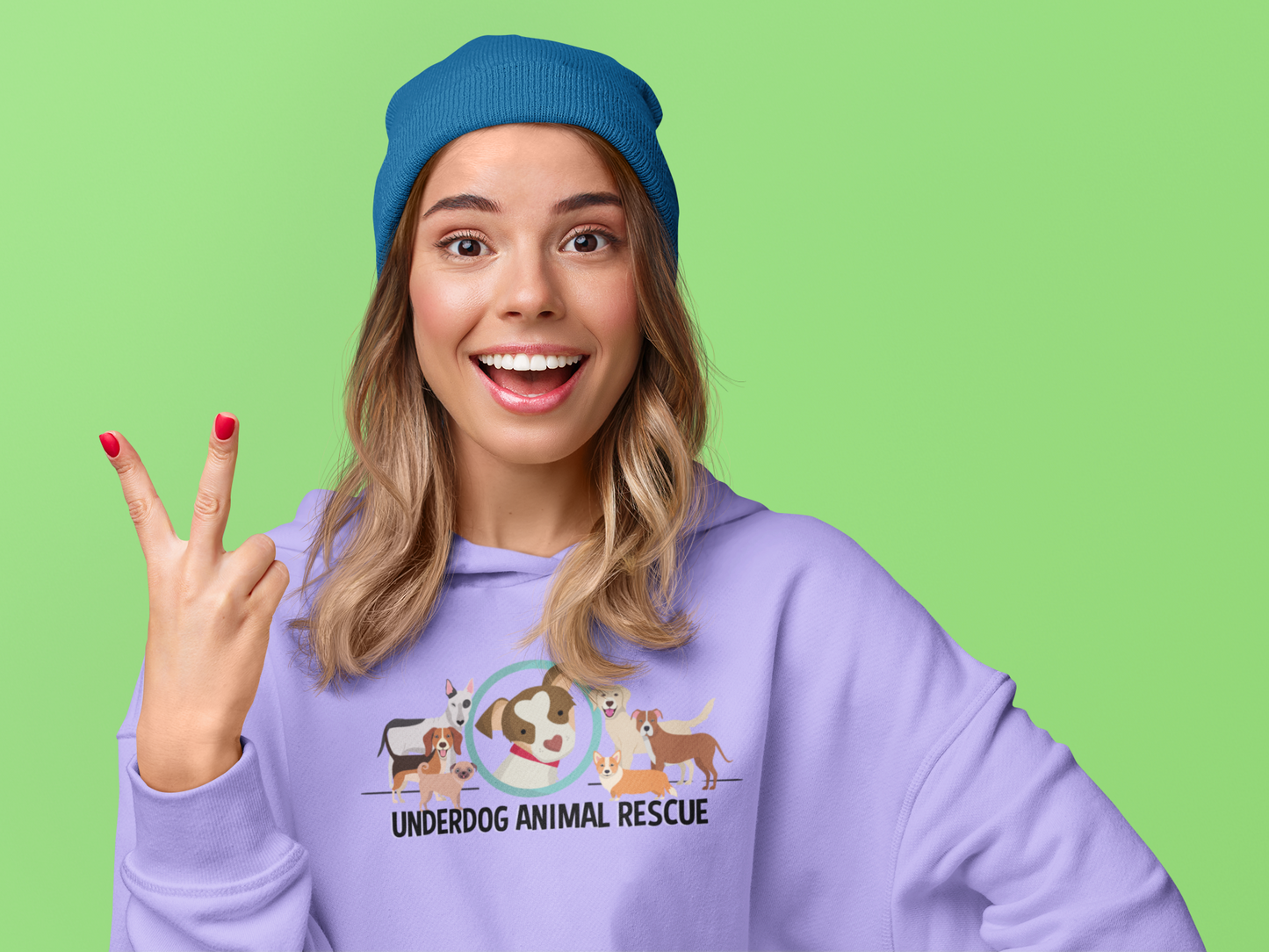 NEW Logo Underdog - Unisex Pullover Hoodie (Available in many colors) - Ruff Life Rescue Wear