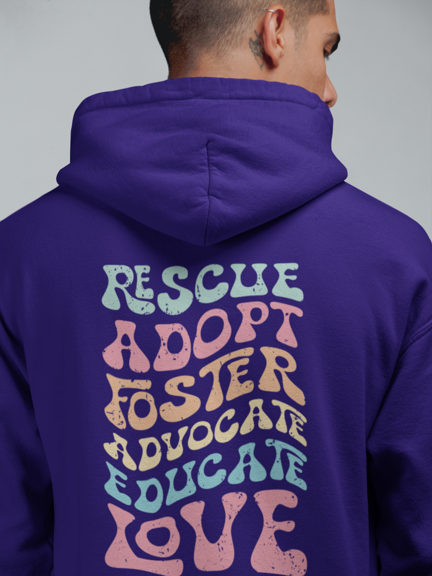 Adopt Zip Up Hoodie (available in several colors)