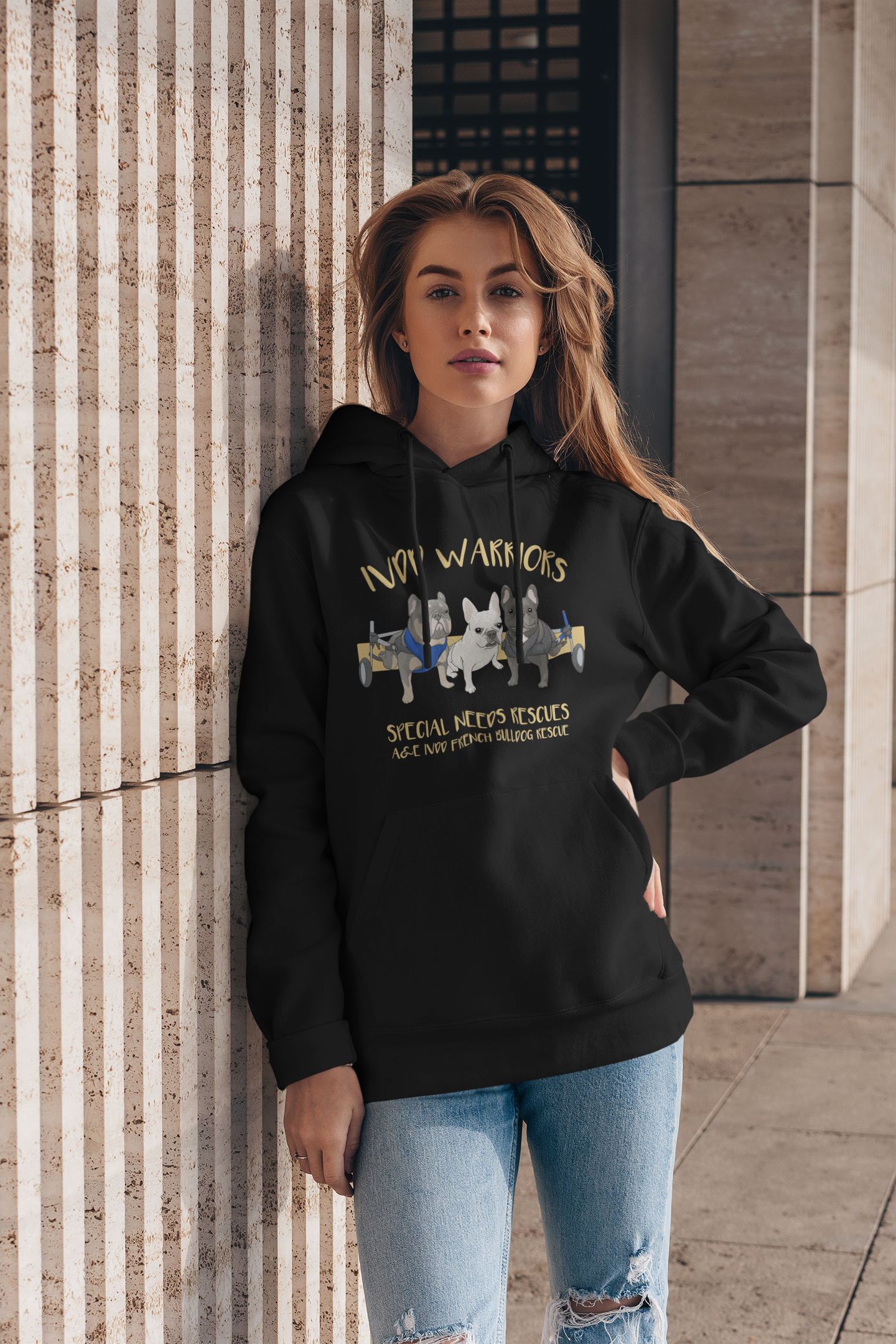 A&E Fleece Pullover Hoodie (Available in several colors) - Ruff Life Rescue Wear
