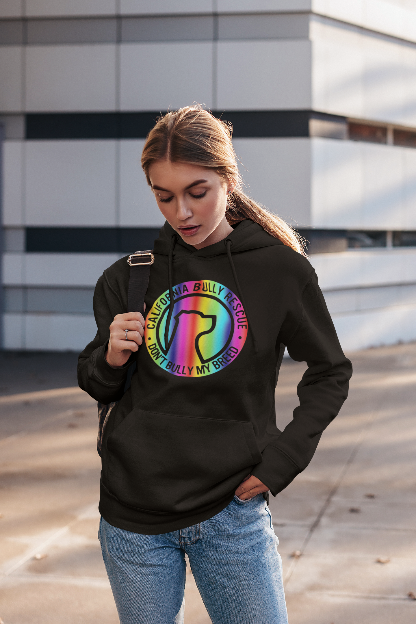 California Bully Rescue Pride Hoodie - Ruff Life Rescue Wear