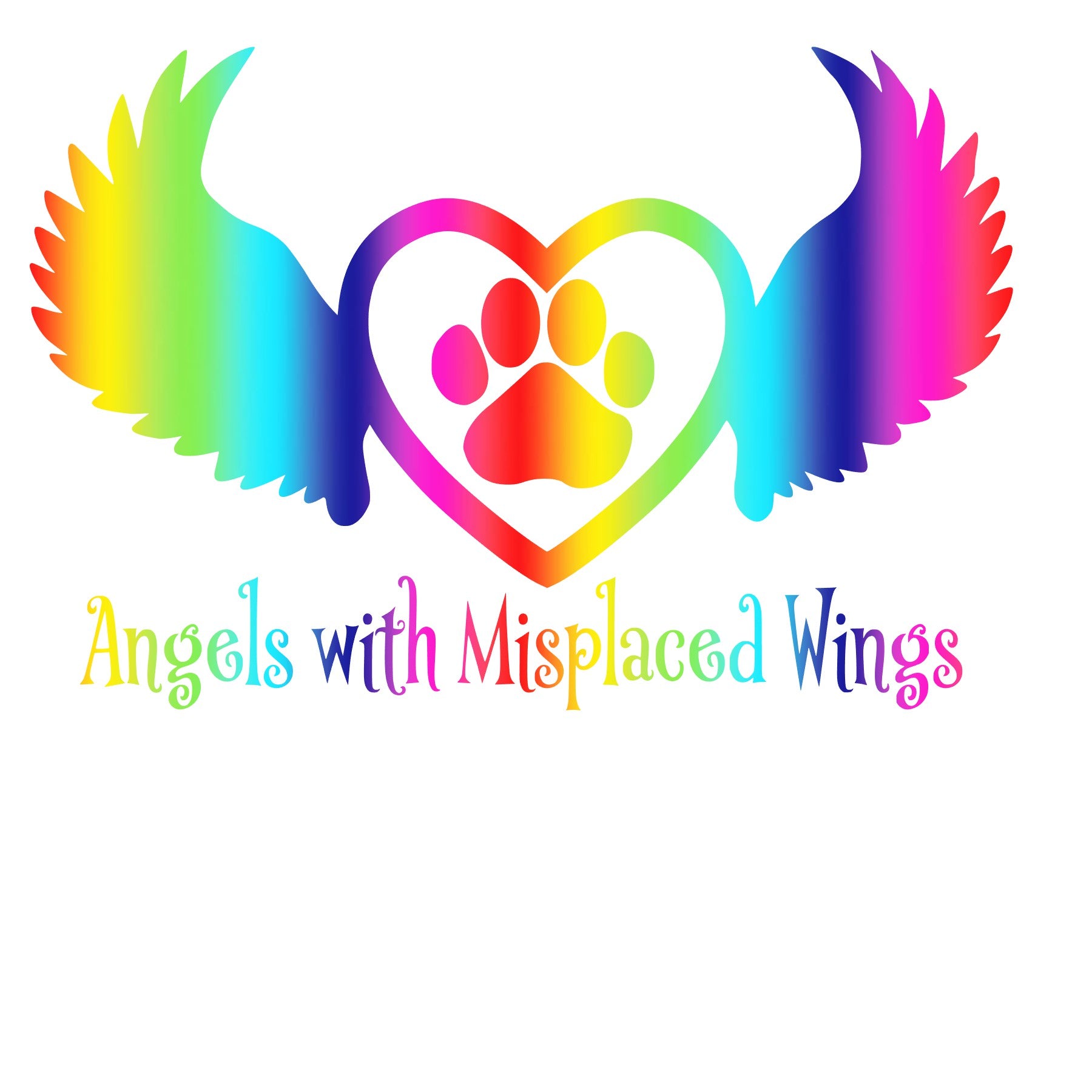 New Angels Rainbow Unisex Tee - Ruff Life Rescue Wear