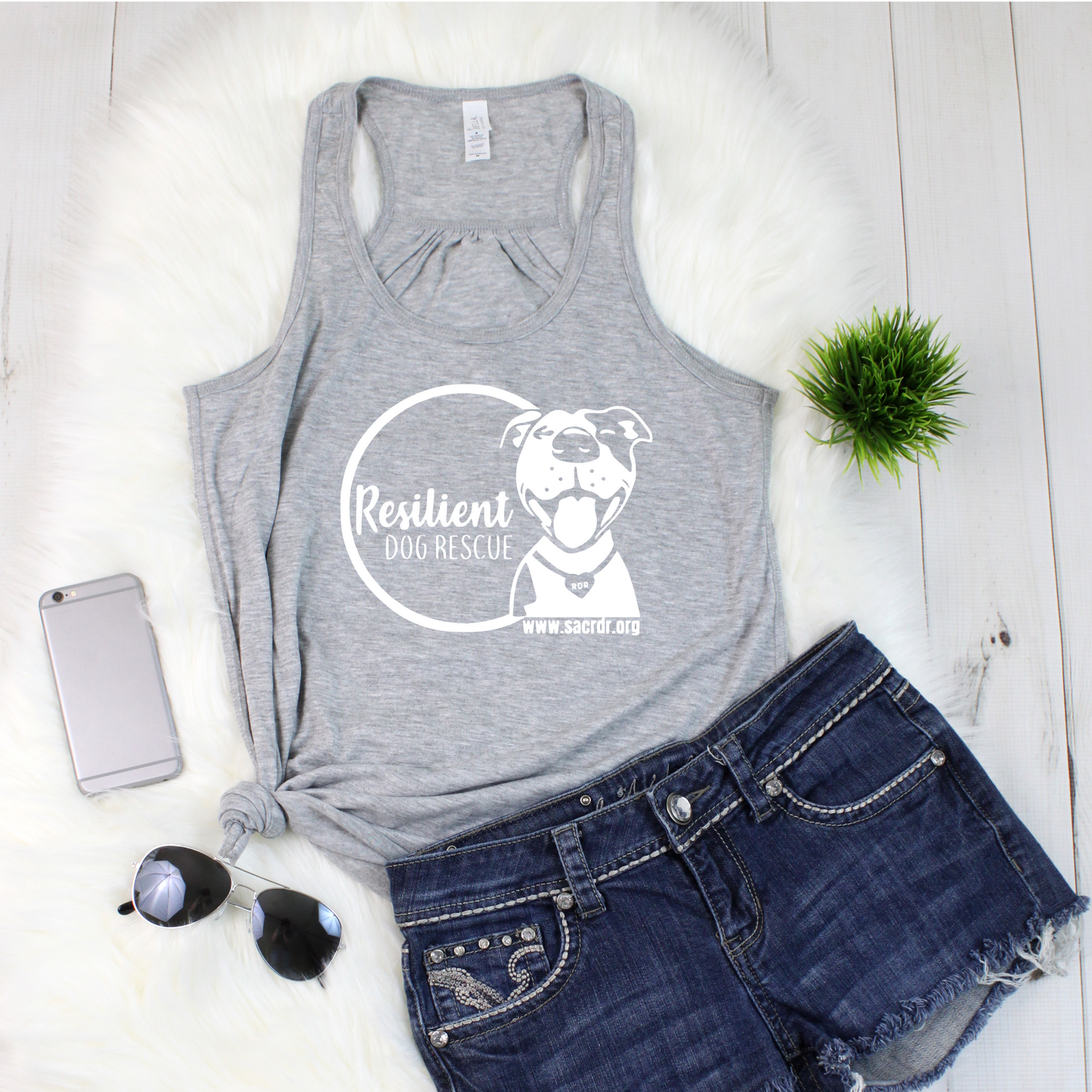 Resilient Dog Flowy Tank - Ruff Life Rescue Wear