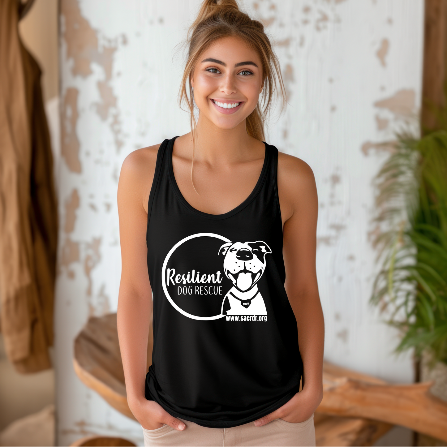Resilient Dog Flowy Tank - Ruff Life Rescue Wear