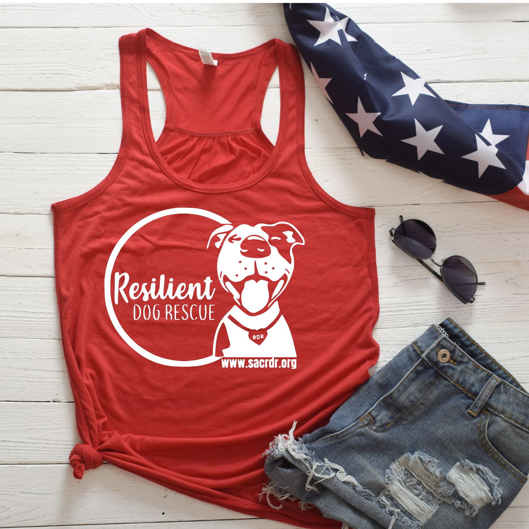 Resilient Dog Flowy Tank