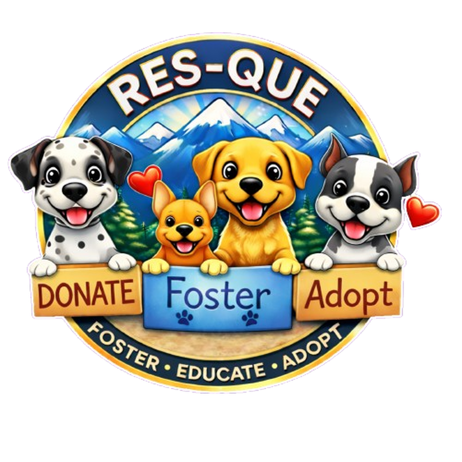 New Res-Que Unisex Tee (available in several colors) - Ruff Life Rescue Wear