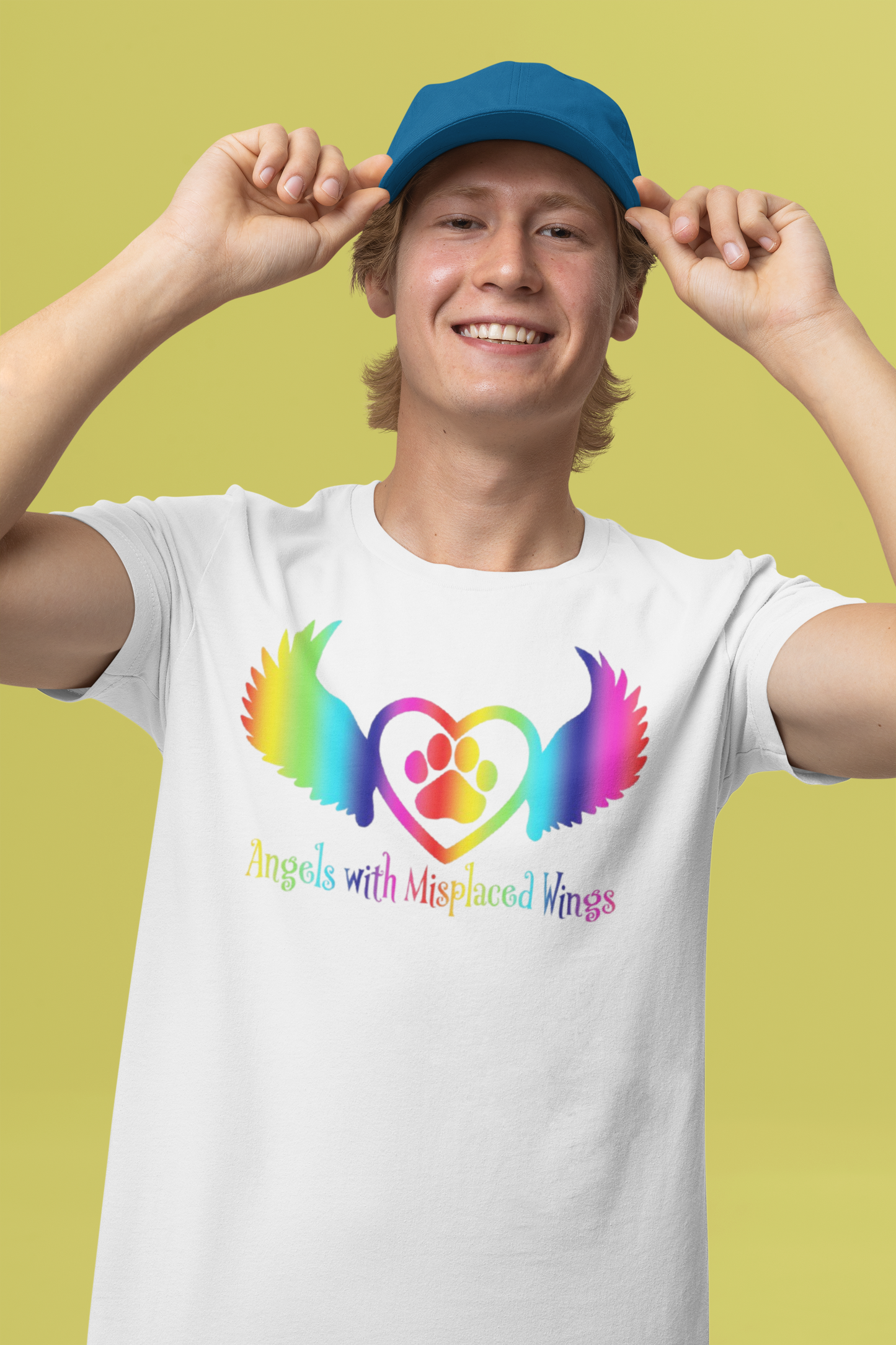 New Angels Rainbow Unisex Tee - Ruff Life Rescue Wear