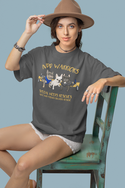 IVDD French Bulldog Unisex Tee (available in several colors) - Ruff Life Rescue Wear