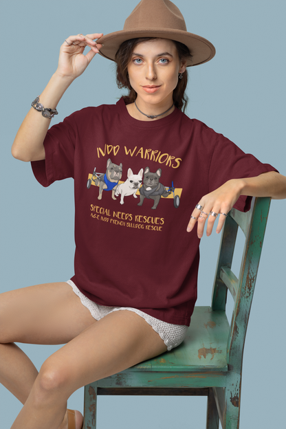 IVDD French Bulldog Unisex Tee (available in several colors) - Ruff Life Rescue Wear
