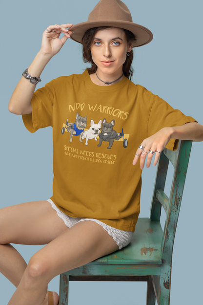 IVDD French Bulldog Unisex Tee (available in several colors) - Ruff Life Rescue Wear