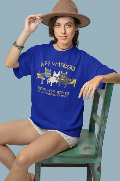 IVDD French Bulldog Unisex Tee (available in several colors) - Ruff Life Rescue Wear
