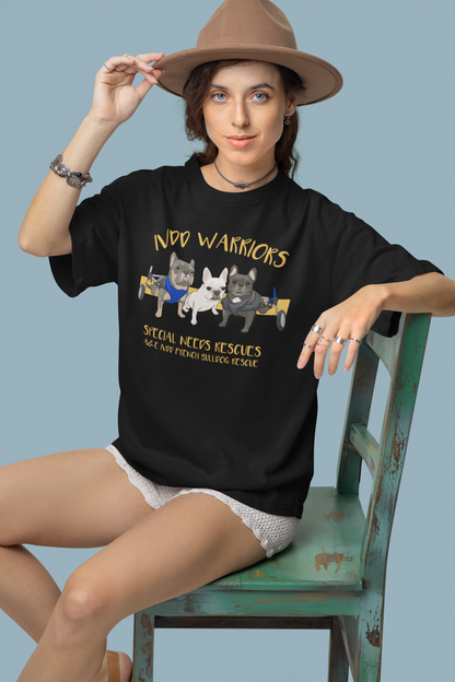 IVDD French Bulldog Unisex Tee (available in several colors) - Ruff Life Rescue Wear
