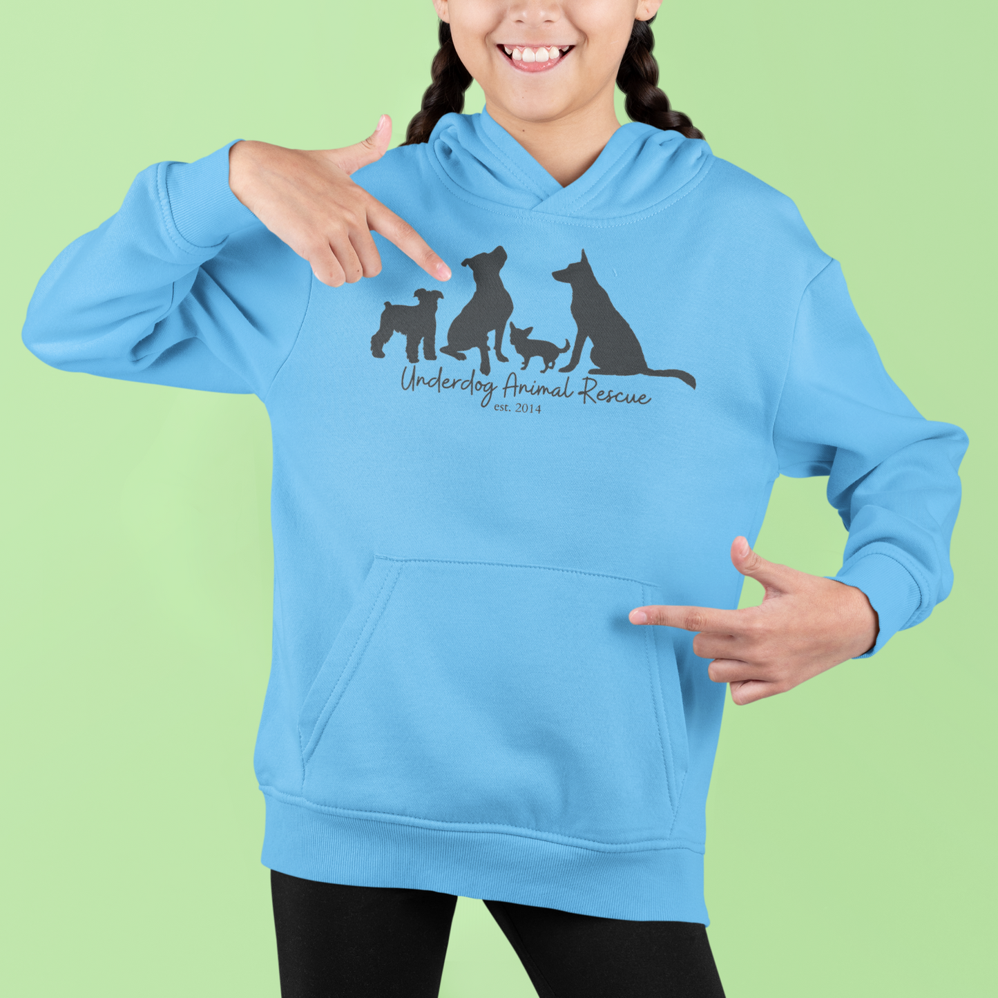 Underdog Silhouette Youth Hoodie