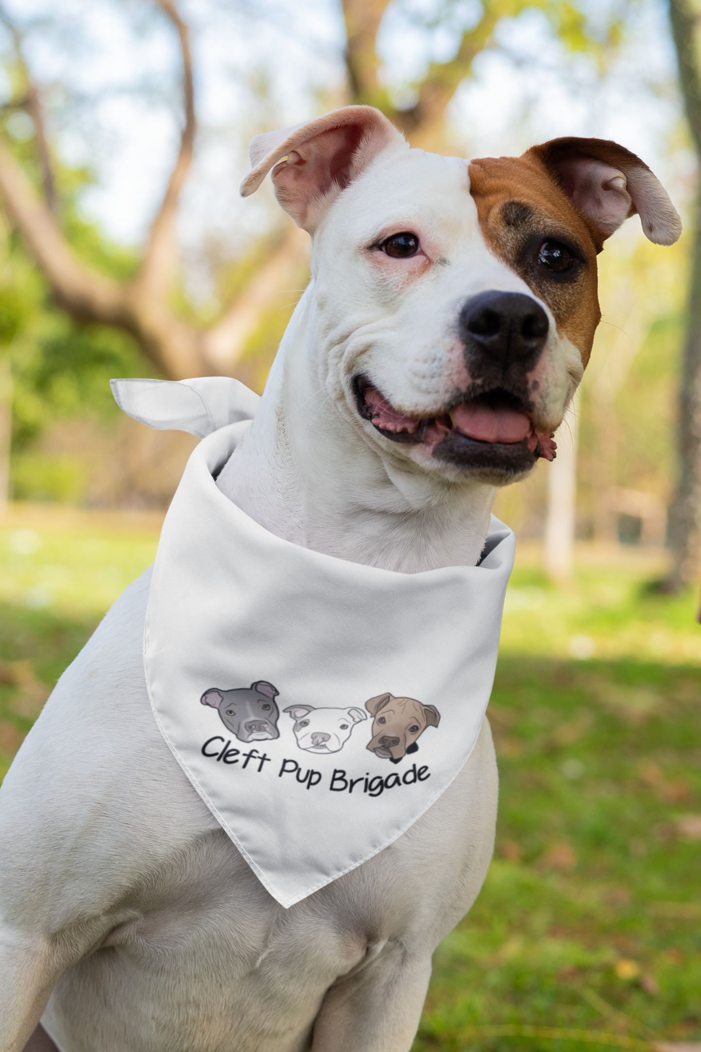 Cleft Pup Brigade Doggie Bandana (available in several designs and colors) - Ruff Life Rescue Wear