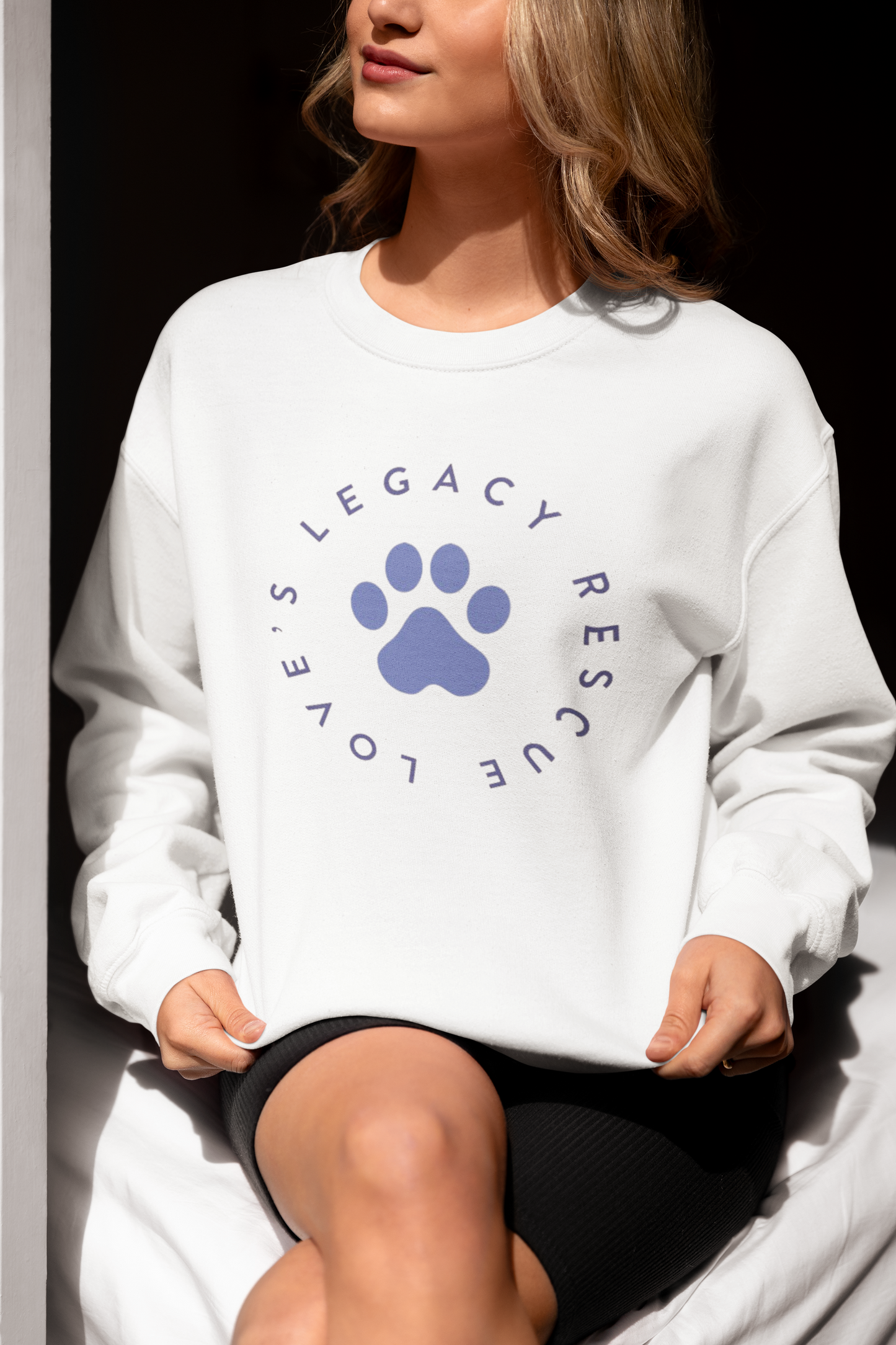 Love's Circle Sweatshirts (Available in several colors) - Ruff Life Rescue Wear