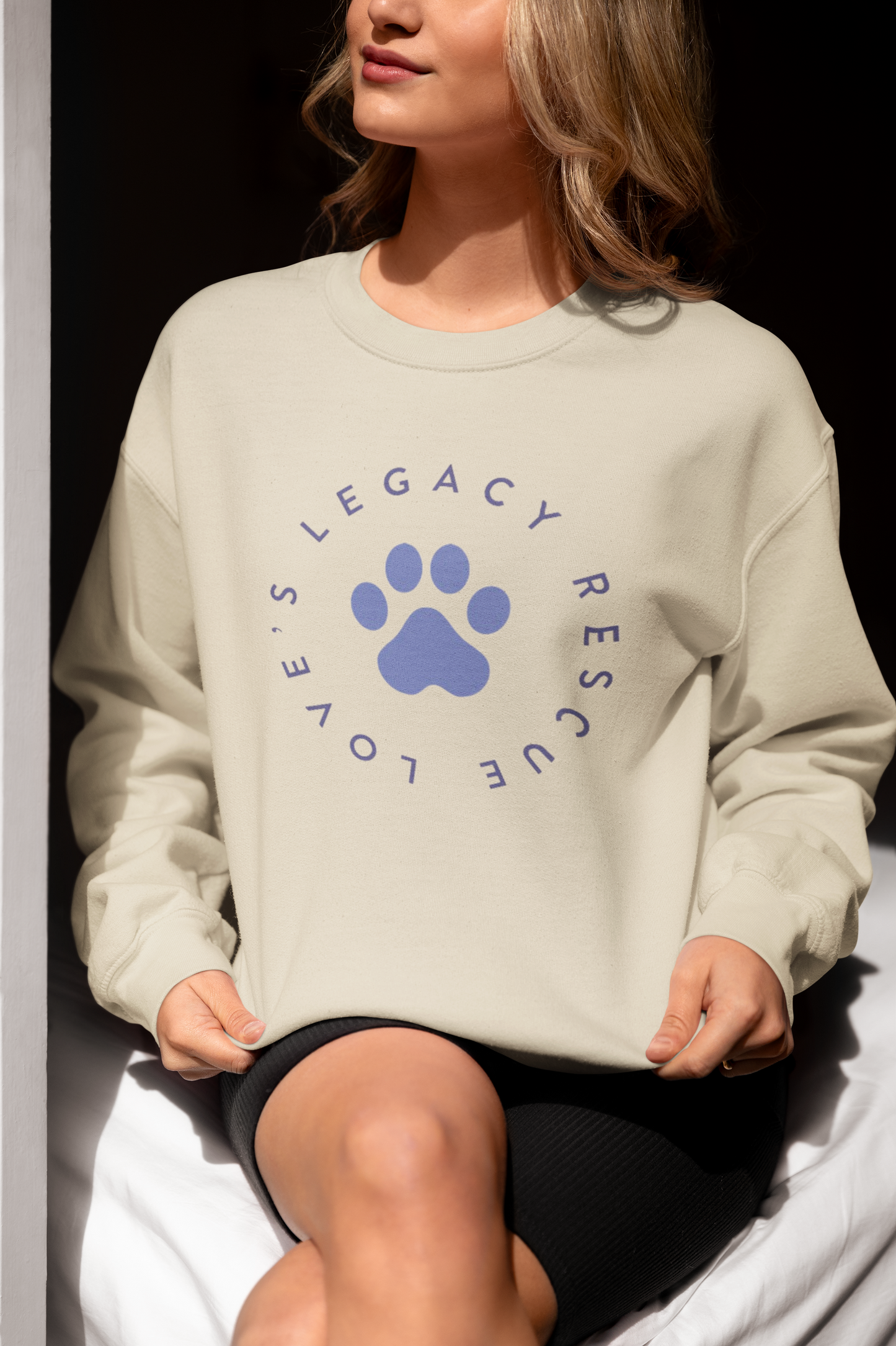 Love's Circle Sweatshirts (Available in several colors) - Ruff Life Rescue Wear