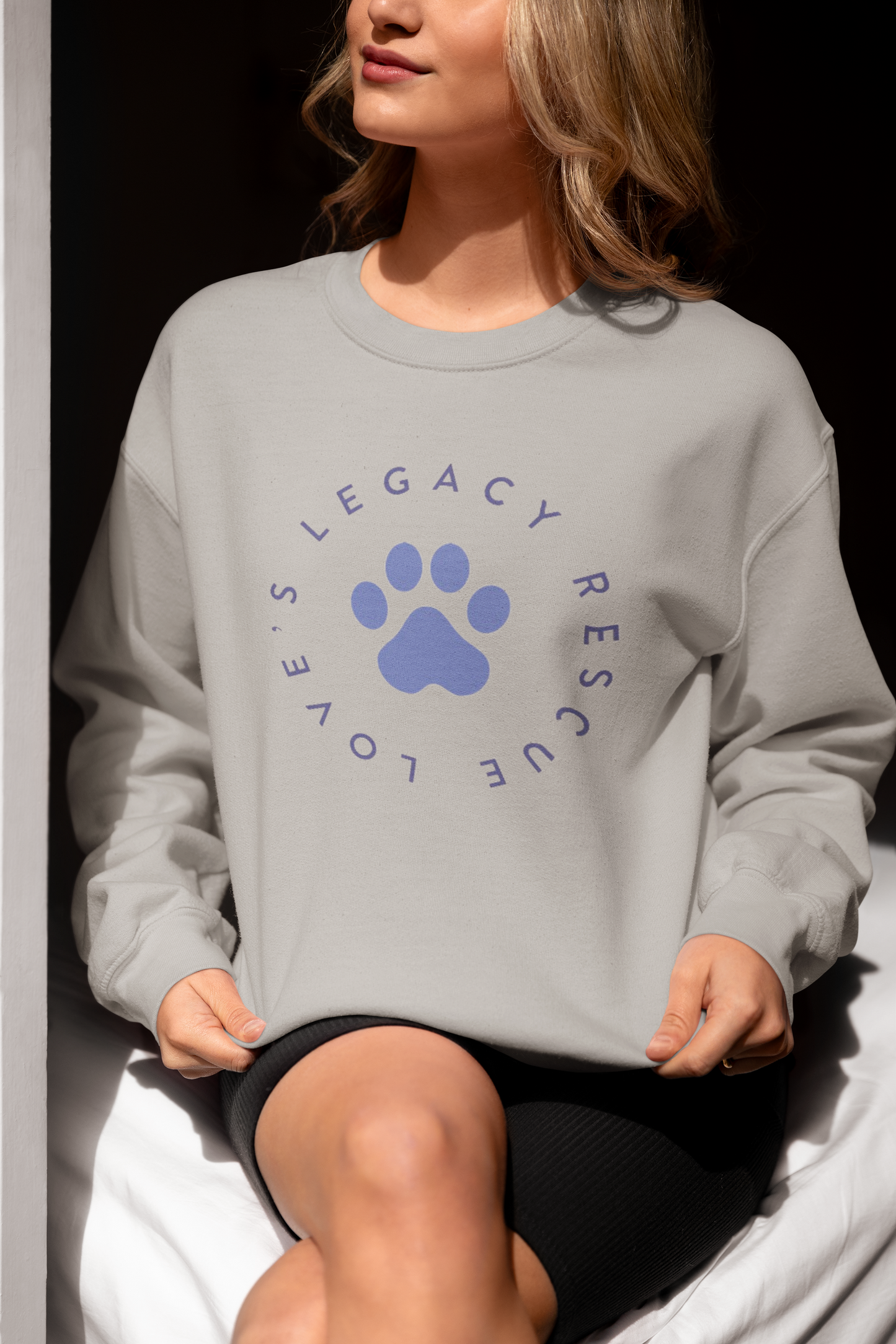 Love's Circle Sweatshirts (Available in several colors) - Ruff Life Rescue Wear