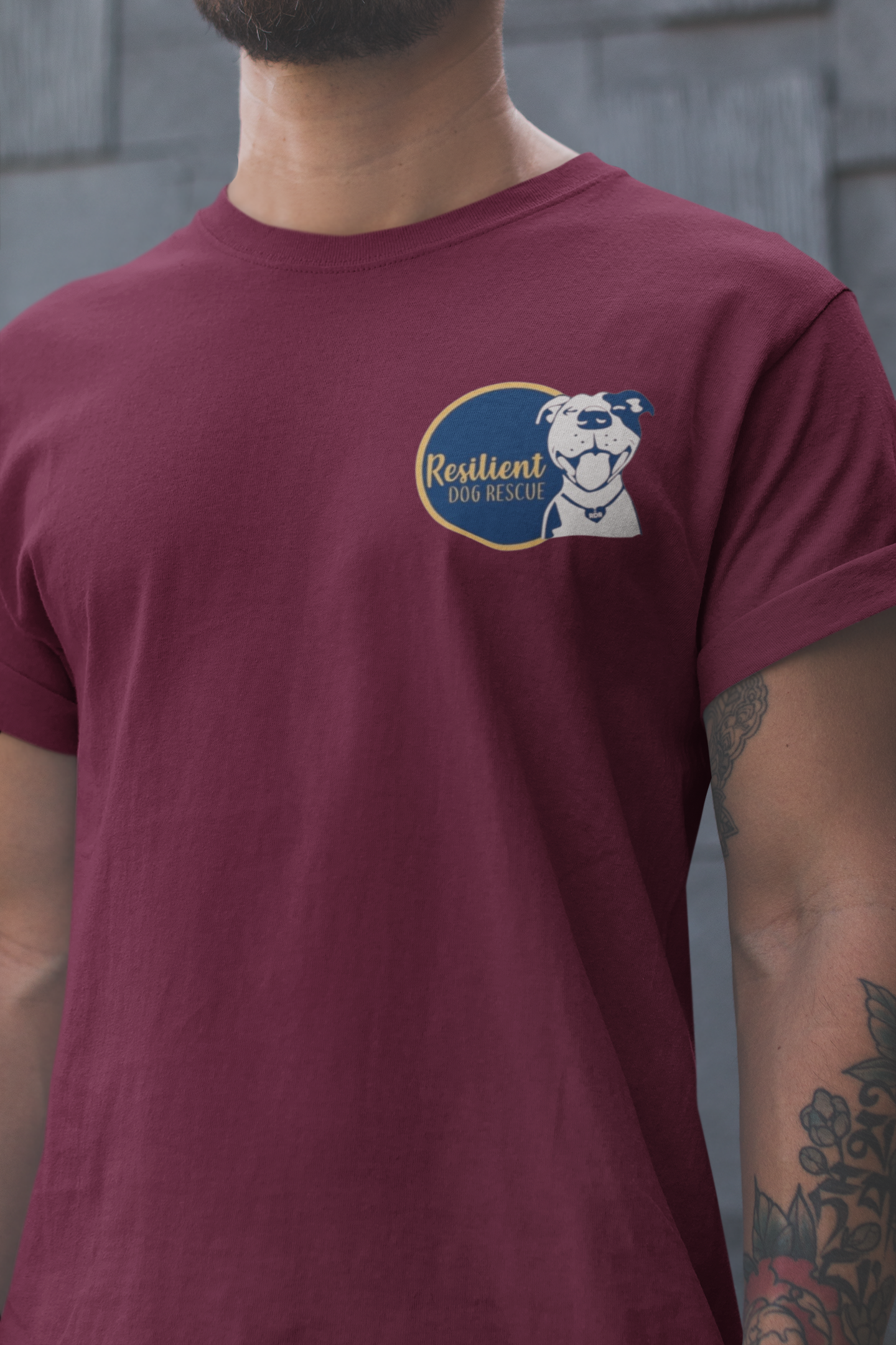 Resilient Dog Small Logo Tee (available in several colors)