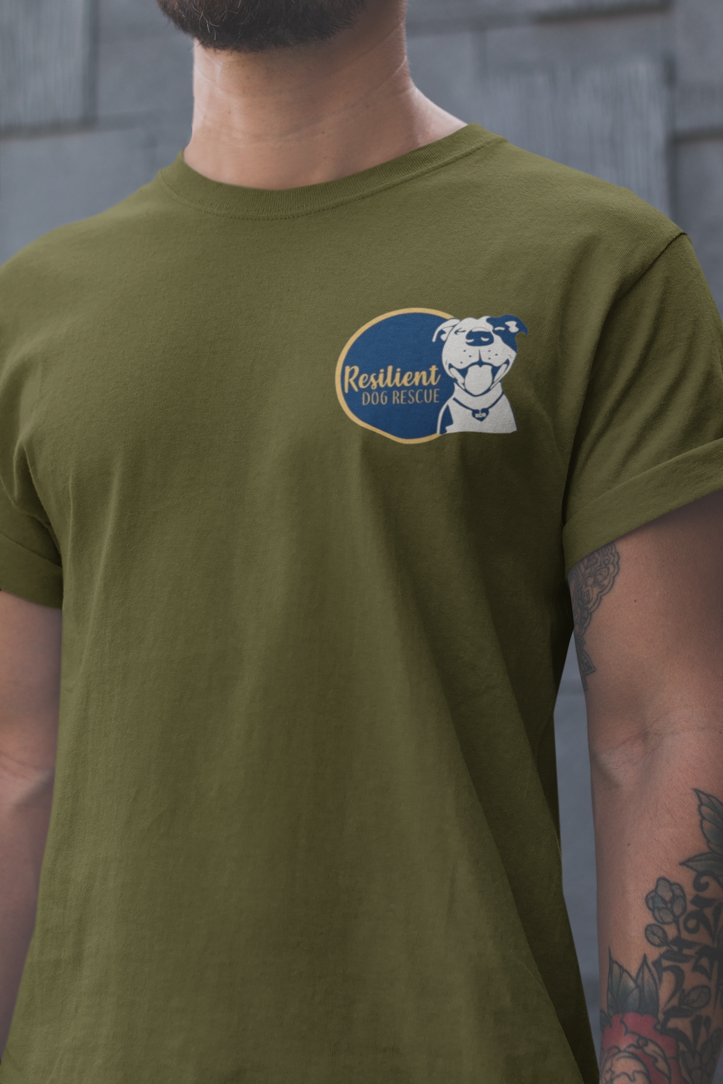 Resilient Dog Small Logo Tee (available in several colors)