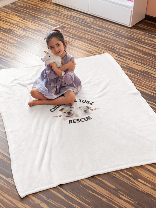 Chunkz & Tubz Rescue Blanket | Dog Blanket or Baby Blanket - Ruff Life Rescue Wear