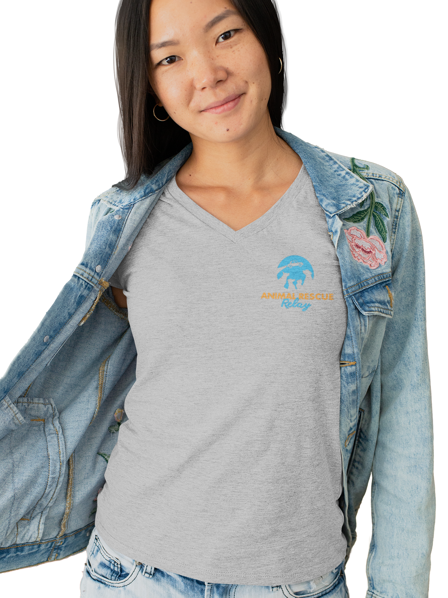 Animal Rescue Relay V Neck (Available in several colors) - Ruff Life Rescue Wear