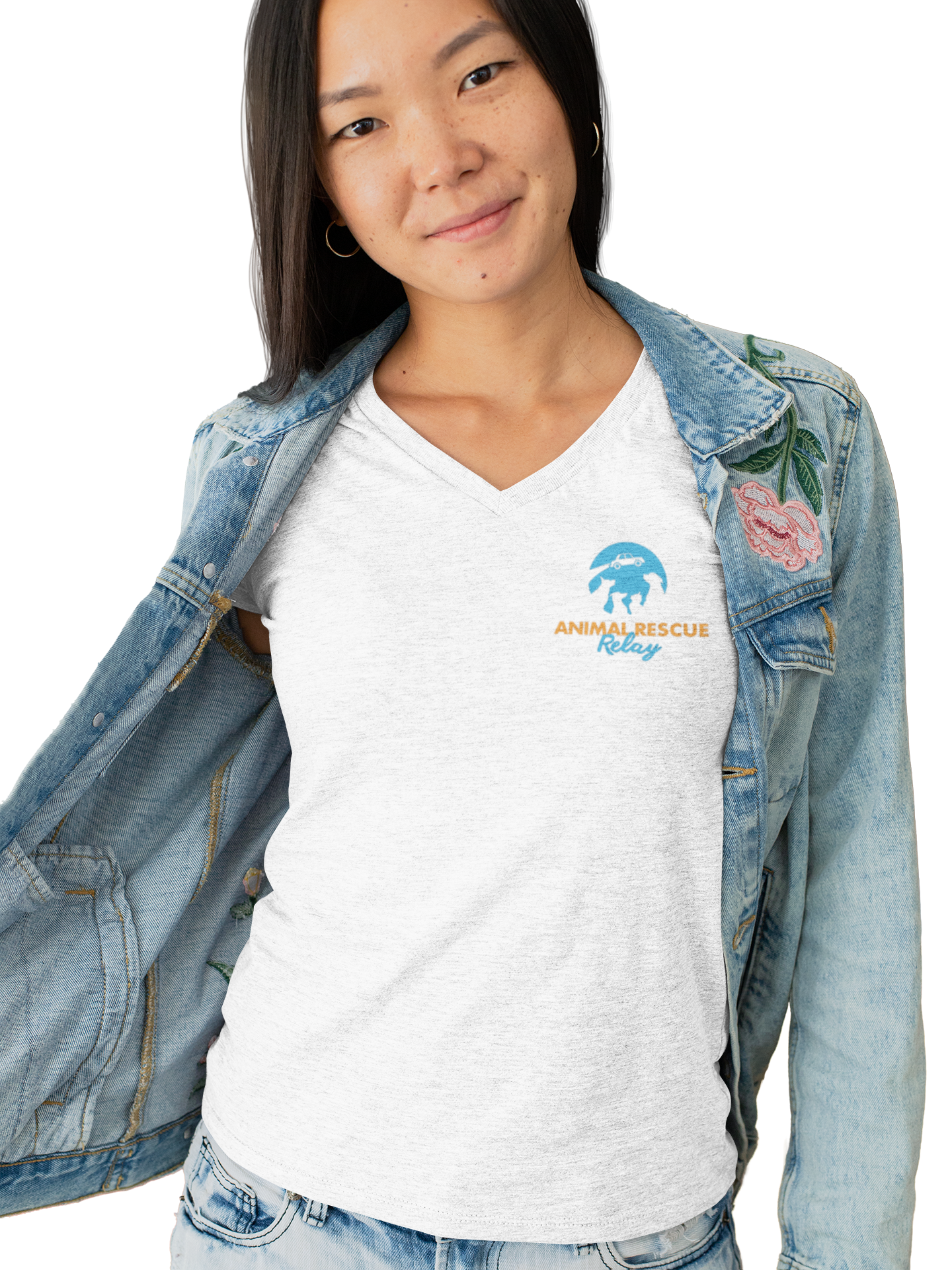 Animal Rescue Relay V Neck (Available in several colors) - Ruff Life Rescue Wear