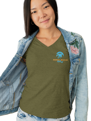 Animal Rescue Relay V Neck (Available in several colors)