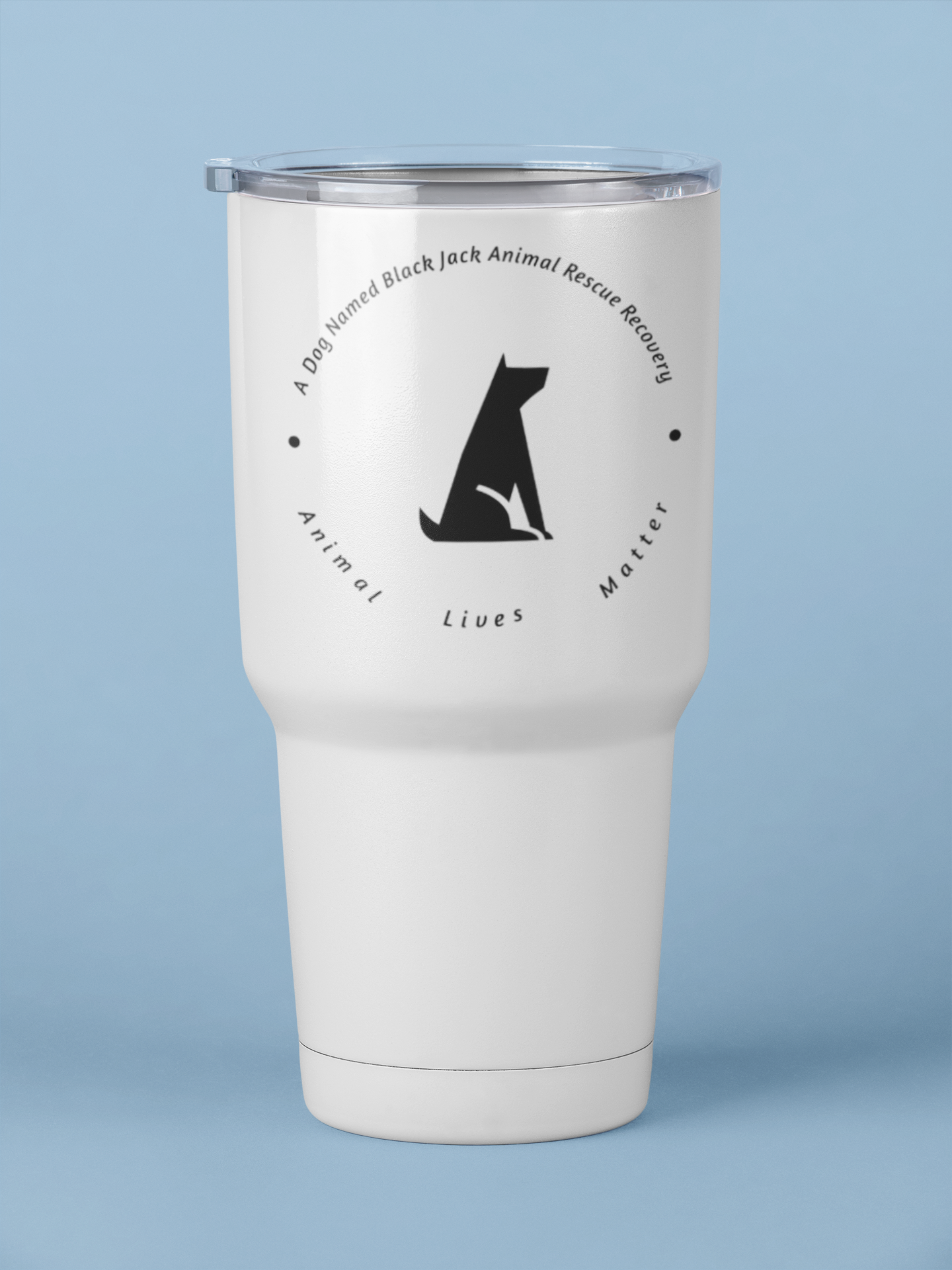 Black Jack 30 oz Tumbler - Ruff Life Rescue Wear
