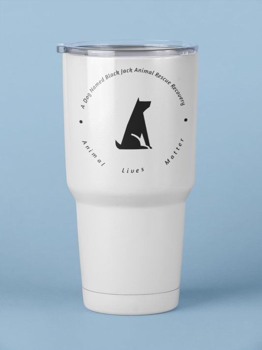 Black Jack 30 oz Tumbler - Ruff Life Rescue Wear