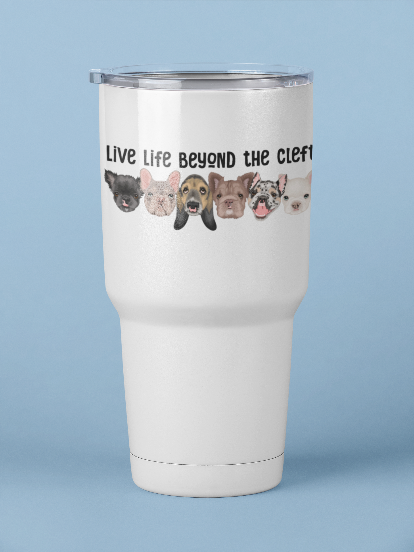 Cleft Pup Rescue 30oz Tumblers - Ruff Life Rescue Wear
