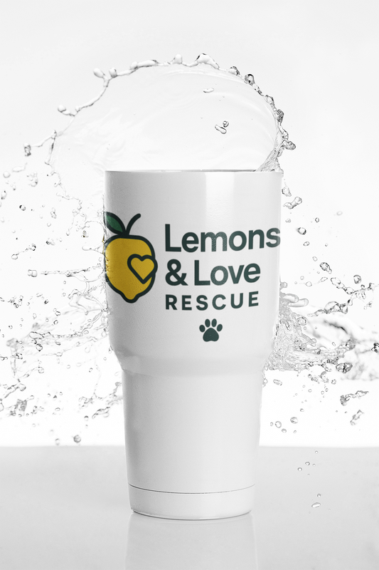 30oz Tumbler 🥤 | Insulated Stainless Steel Travel Cup | Dog Lover Gift 🐾 | Rescue Support - Ruff Life Rescue Wear