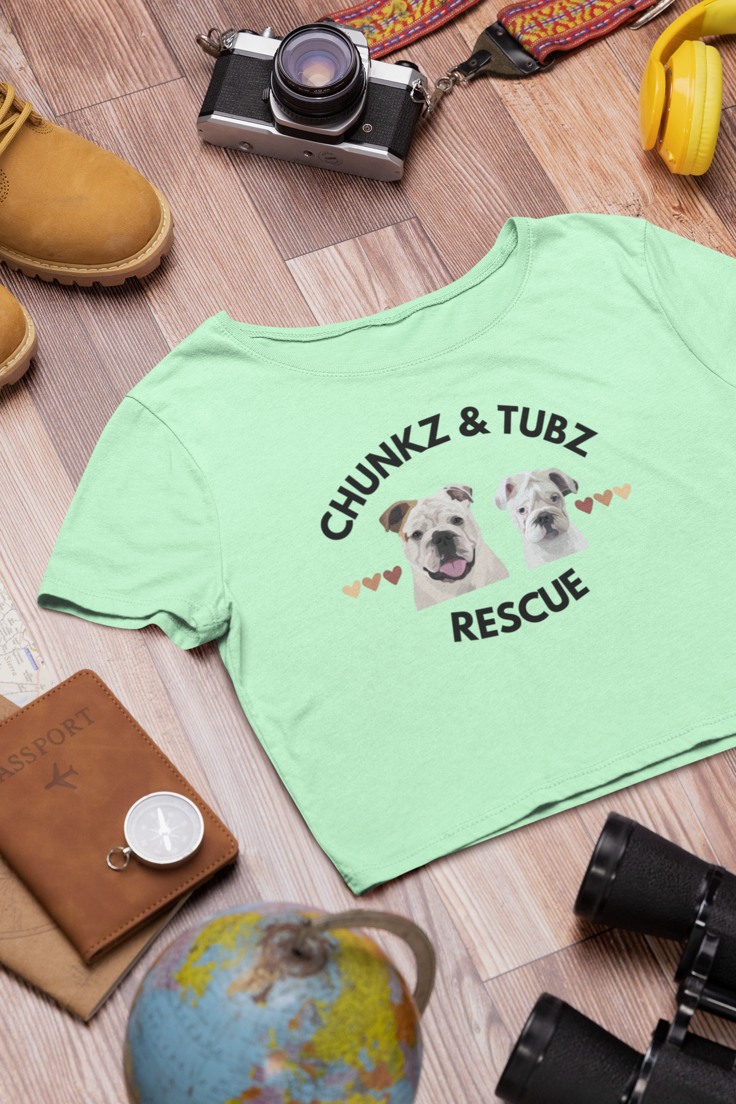 Chunkz & Tubz Rescue Crop Top | Available in Several Colors - Ruff Life Rescue Wear