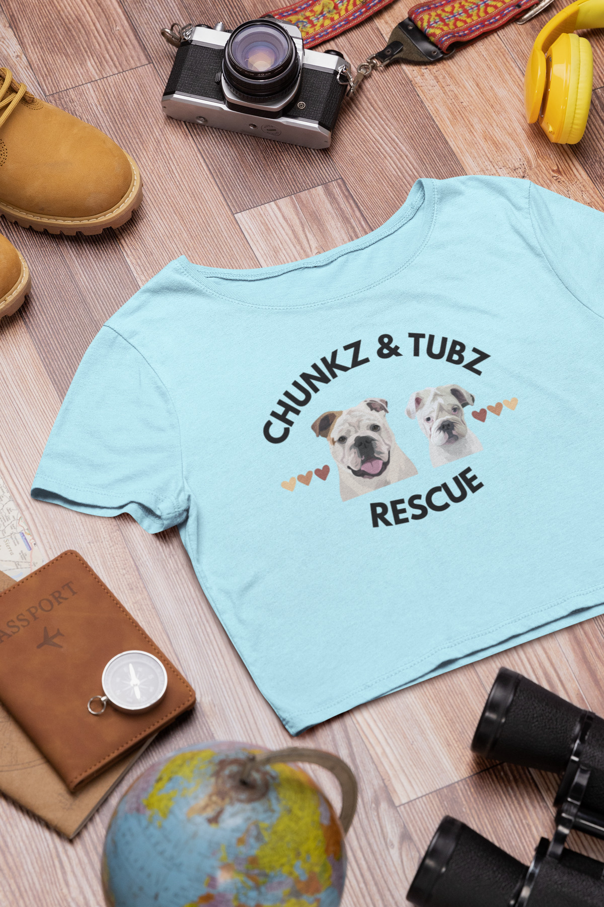 Chunkz & Tubz Rescue Crop Top | Available in Several Colors - Ruff Life Rescue Wear