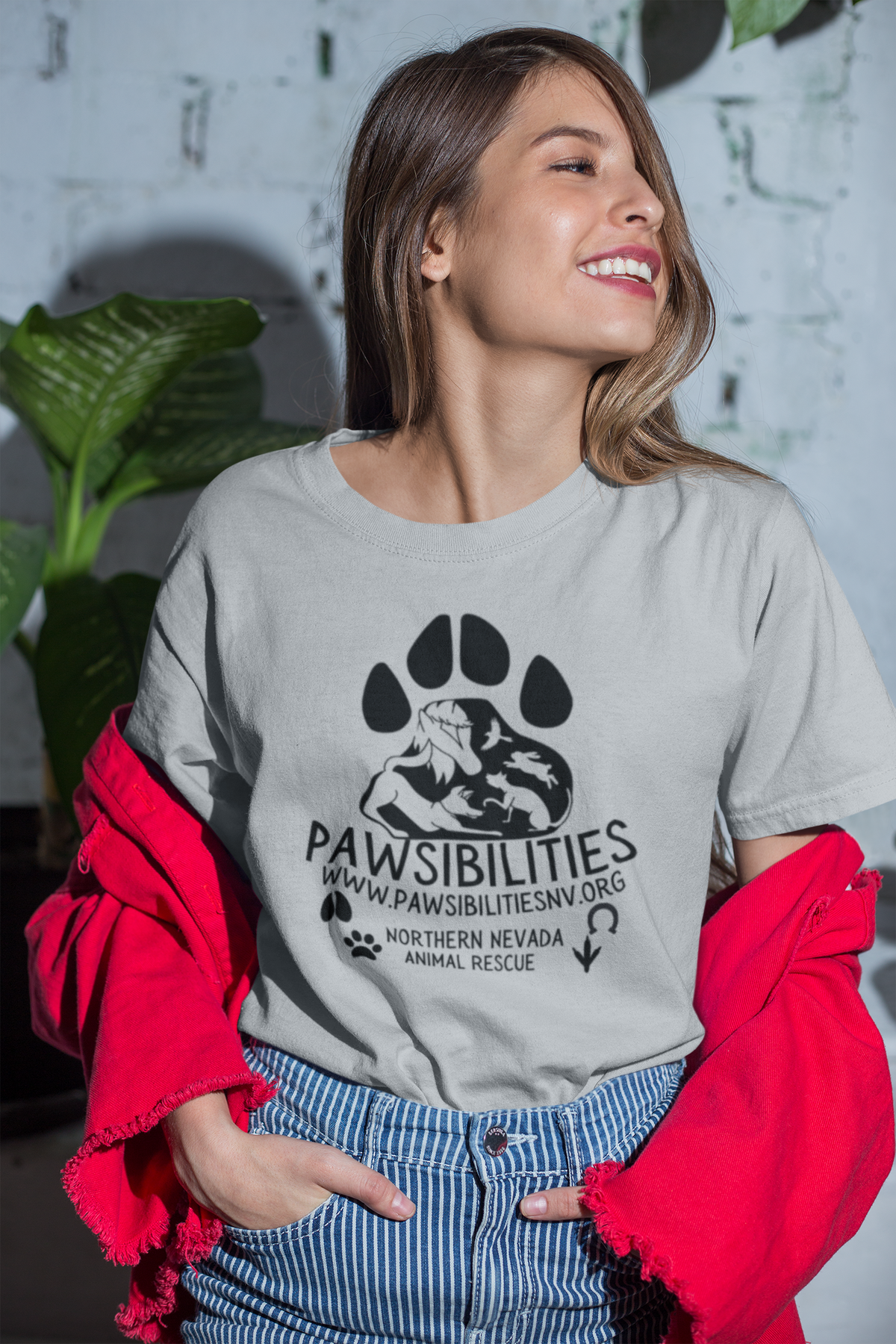 New Logo Paws Tee (available in several colors)