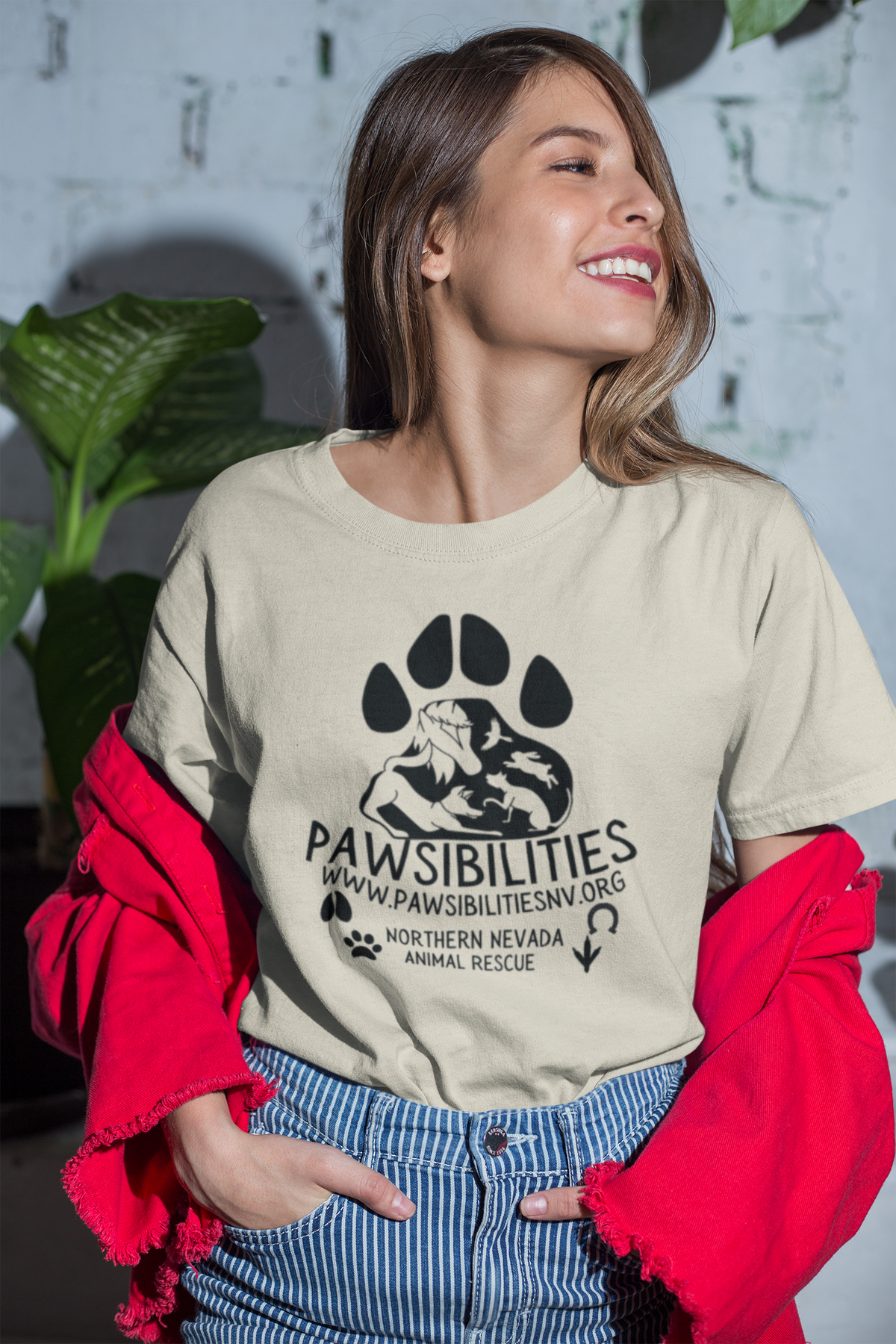 New Logo Paws Tee (available in several colors)