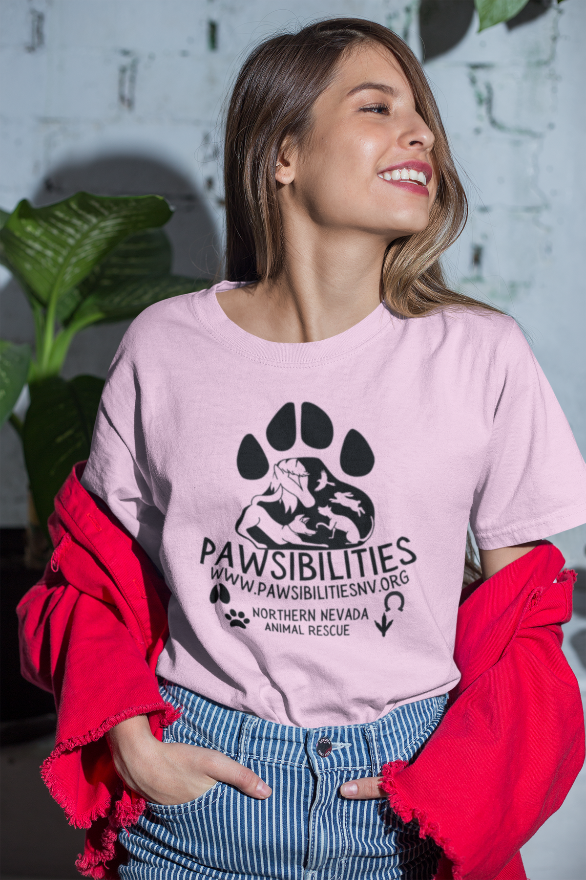 New Logo Paws Tee (available in several colors)